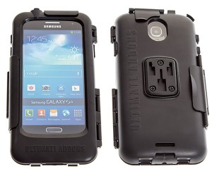 Zwarte waterdichte case voor Samsung Galaxy S4